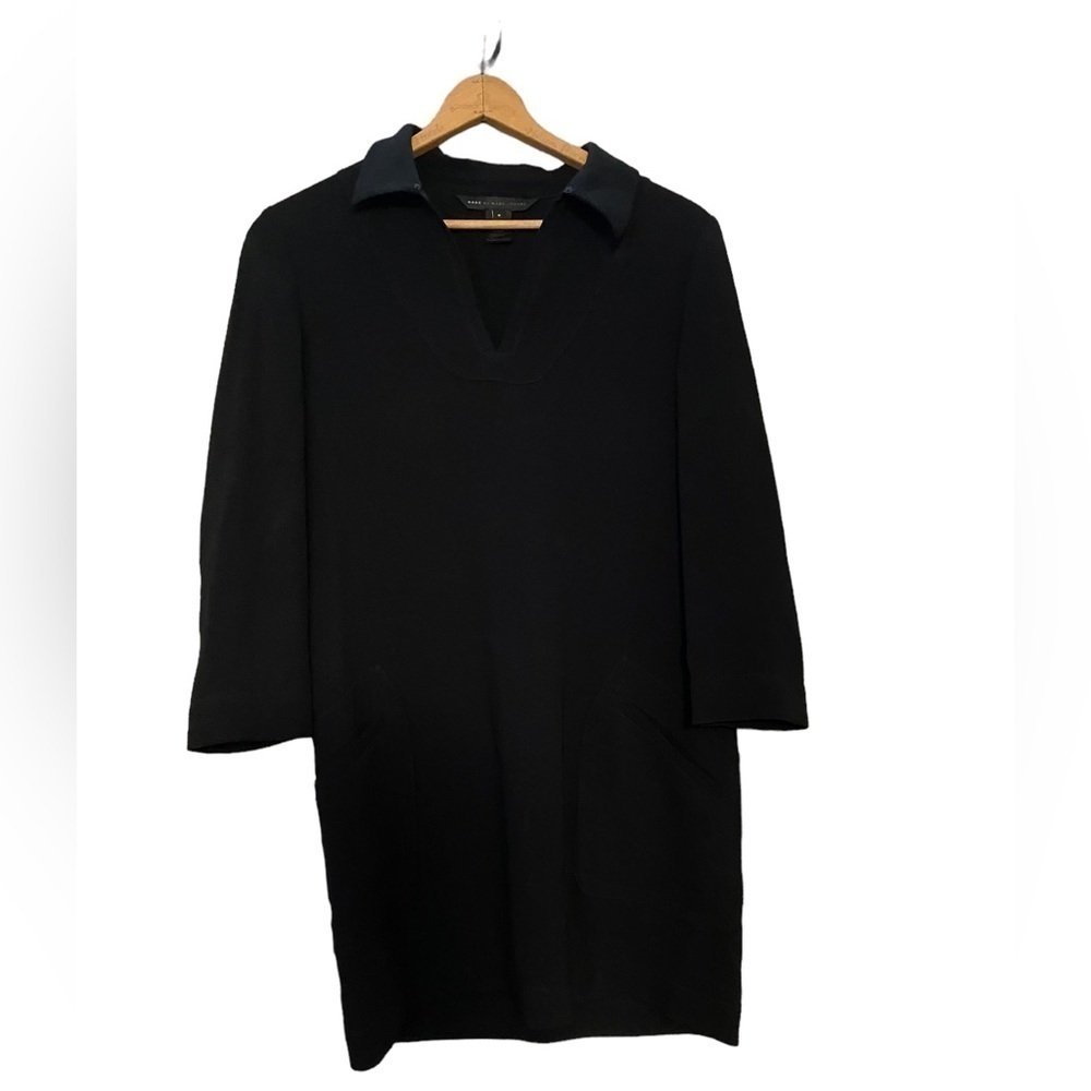 Marc by Marc Jacobs Black Long Sleeve Dress Size 8 - Picture 2 of 6